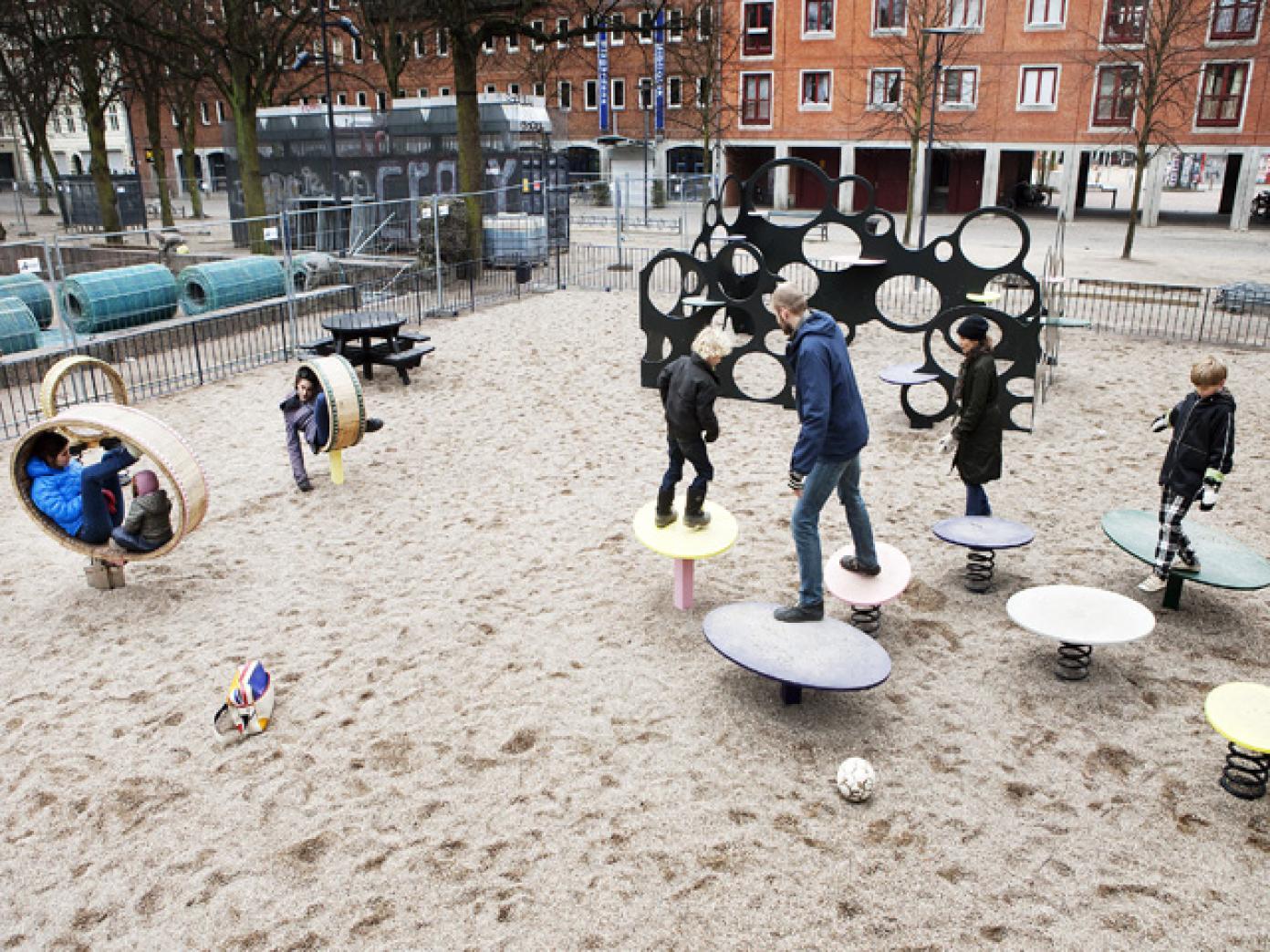 Blågårds Plads art playground.