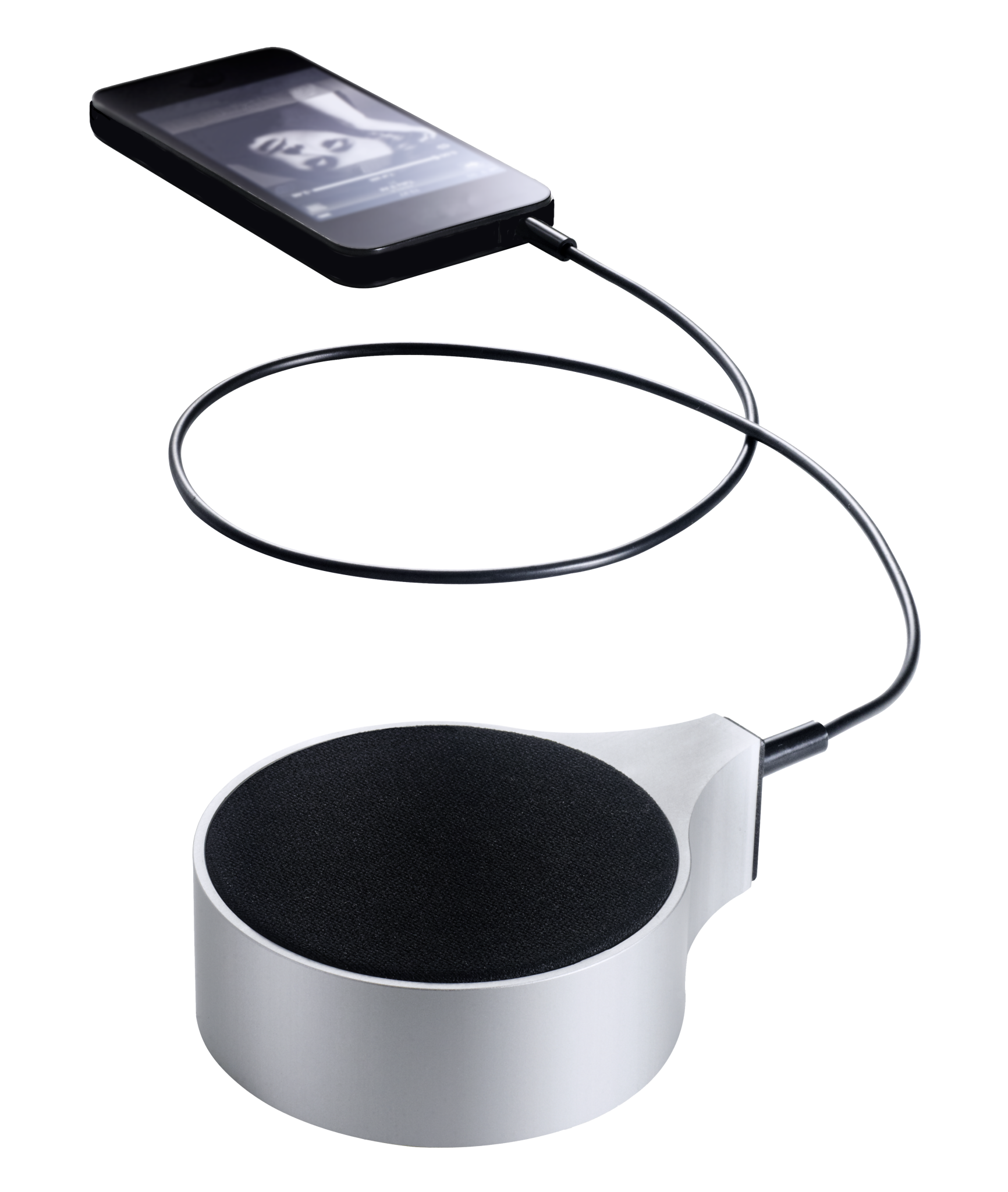 Droplet speaker pictured in the historical 56° Danmark account.